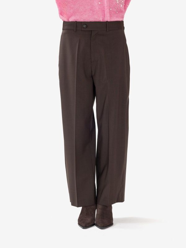 ERIKA CAVALLINI Pantalone frescolana carrots Marrone