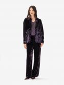 MOMONI' Pantalone palazzo pelle Marrone