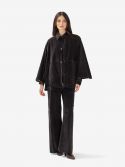ERMANNO SCERVINO Camicia pizzo m/l Nero