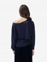 ERMANNO SCERVINO Cardigan con pizzo Blu