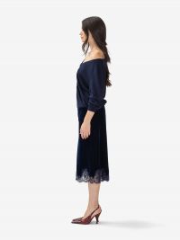 ERMANNO SCERVINO Cardigan con pizzo Blu
