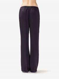 FORTE FORTE Pantalone palazzo satin Blu