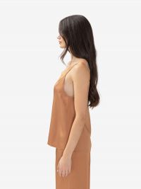 FORTE FORTE Top satin pizzo Pesca