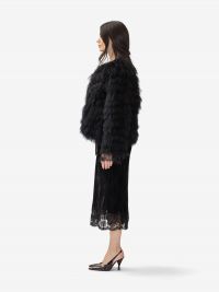 ERMANNO SCERVINO Mongolia corta Nero
