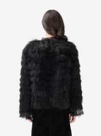 ERMANNO SCERVINO Mongolia corta Nero