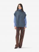 DES PHEMMES Pantalone cargo stampa cocco Nero