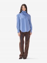 ERMANNO SCERVINO Pantalone velluto floccato sfumato Marrone