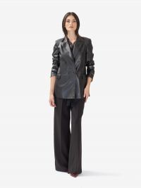 ERMANNO SCERVINO Pantalone palazzo frescolana Nero