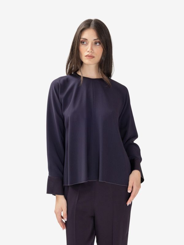 FORTE FORTE Blusa m/c crepe
