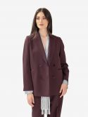 DES PHEMMES Long sleeve jersey sfumata con strass Panna