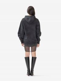 DES PHEMMES Felpa oversize con applicazioni Grigio