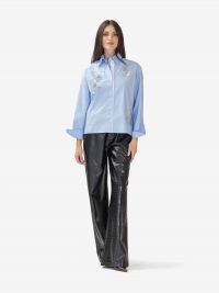 DES PHEMMES Pantalone cargo stampa cocco Nero