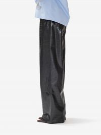 DES PHEMMES Pantalone cargo stampa cocco Nero
