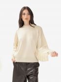 FEDERICA TOSI Maglia incrociata m/l Testa di moro