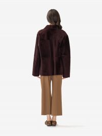 DESA 1972 Montone corto reversibile Bordeaux