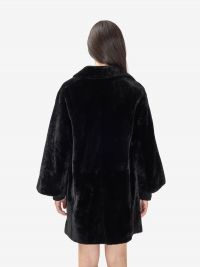 DESA 1972 Cappotto montone doppiopetto Nero