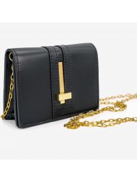 GIANNI CHIARINI "Micropreziosa" borsetta mini con tracolla Oro