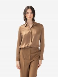 MAX MARA STUDIO Camicia seta m/l Bronzo