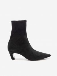 A.S.H. Stivaletto stretch camoscio tc 5 vm Nero