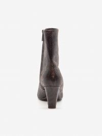 SERGIO LEVANTESI Stivaletto pitonato tc 7 cm Marrone