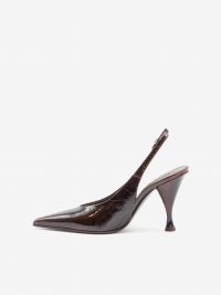 SERGIO LEVANTESI Slingback pelle sfumata Bordeaux
