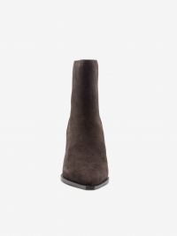 JEANNOT Stivaletto camoscio tc 5 cm Testa di moro