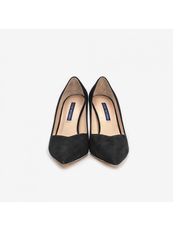 STUART WEITZMAN Decolletè camoscio Nero STUART WEITZMAN Decolletè camoscio Nero