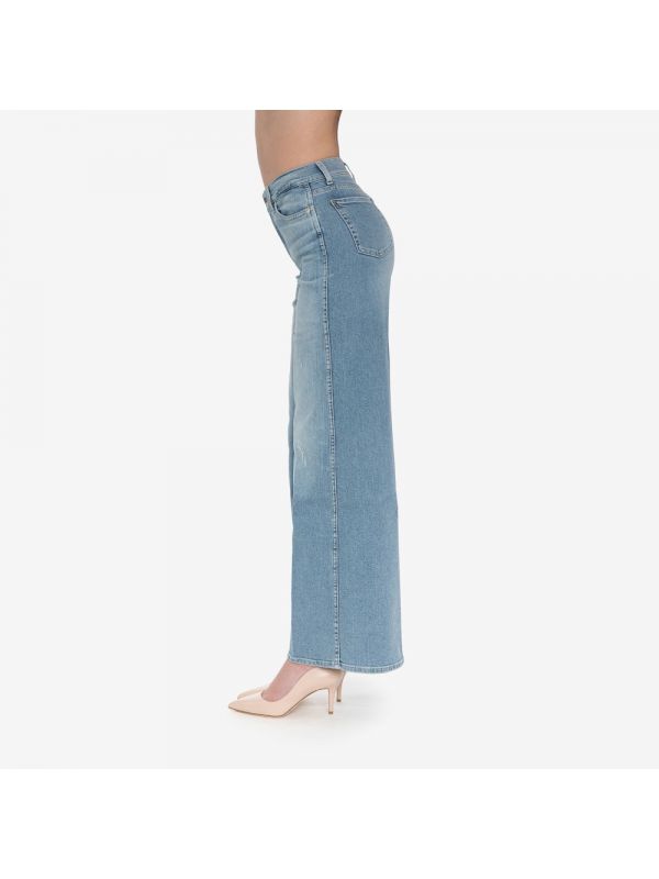 SEVEN Jeans ampio palazzo lavaggio chiaro Blu