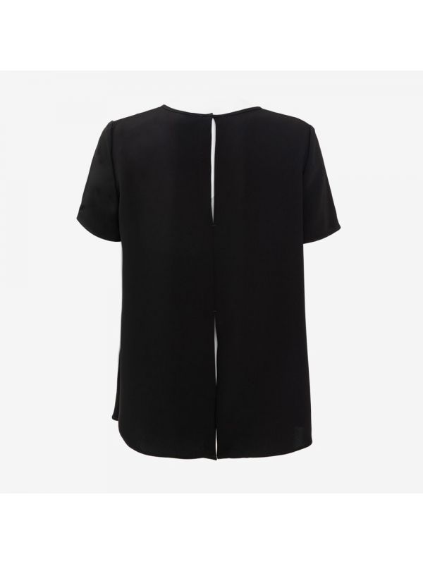P.A.R.O.S.H. Blusa manica corta Nero P.A.R.O.S.H. Blusa manica corta Nero