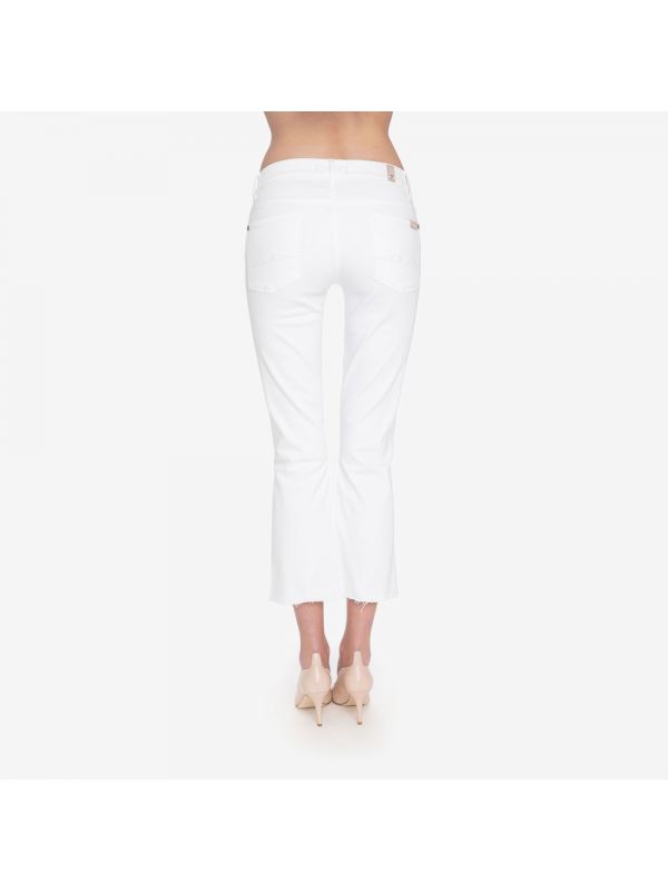 SEVEN Jeans trombetta Bianco
