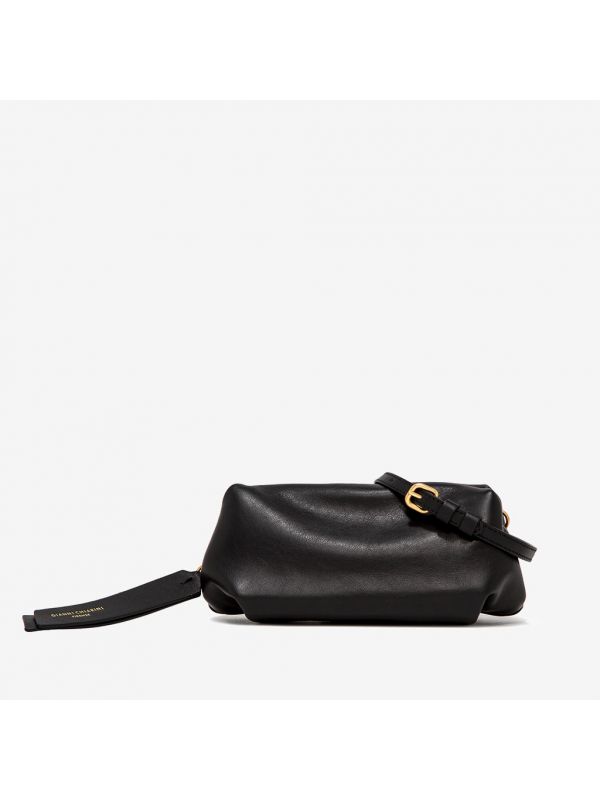 GIANNI CHIARINI "Colette" piccola con catena oro Nero