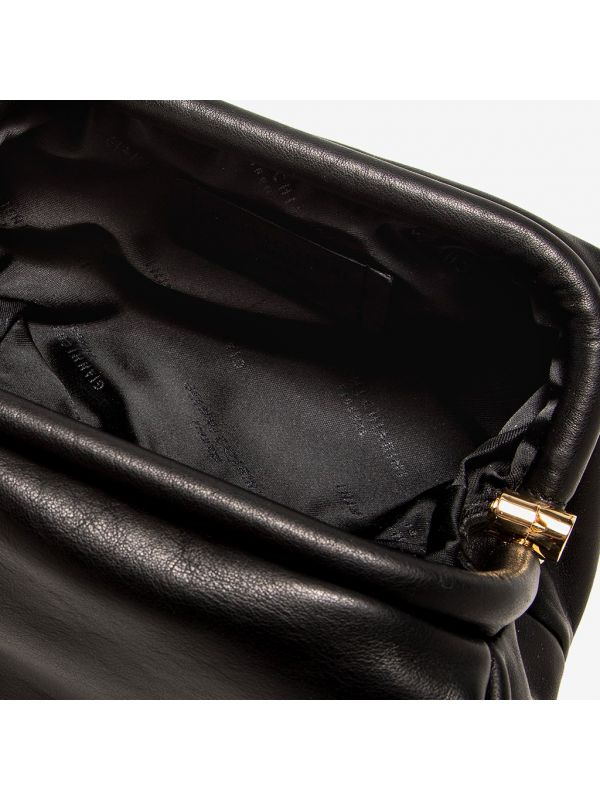 GIANNI CHIARINI "Colette" piccola con catena oro Nero