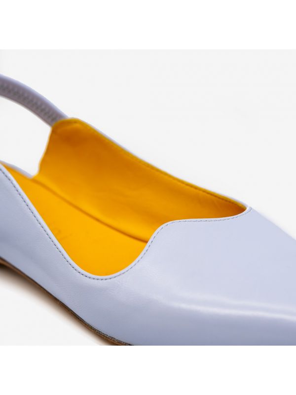 MARA BINI Chanel basso con punta Glicine