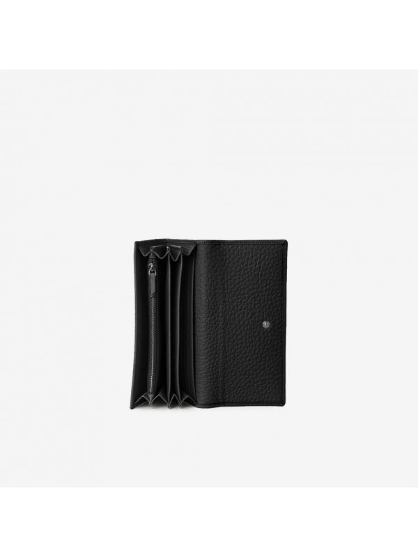 ORCIANI Portafogli a ventaglio con patta Nero