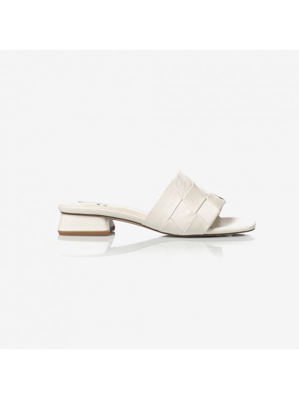JEANNOT Ciabattina con fascia Bianco JEANNOT Ciabattina con fascia Bianco