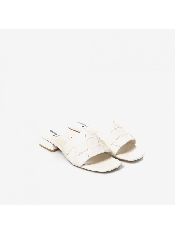 JEANNOT Ciabattina con fascia Bianco JEANNOT Ciabattina con fascia Bianco