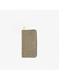 BORBONESE P.fogli large zip around Beige