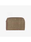 BORBONESE Bustina medium con zip Marrone