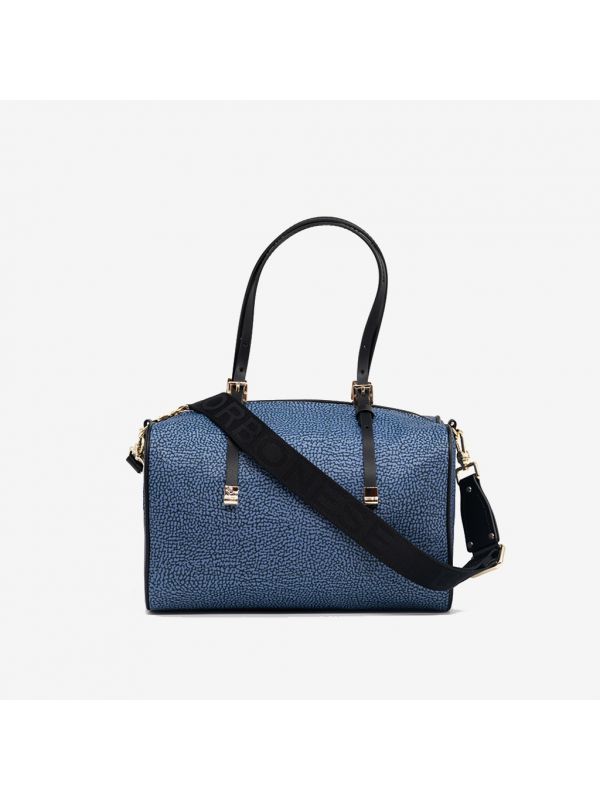 BORBONESE Bauletto medium c/t Blu