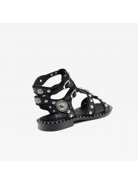 A.S.H. Sandalo con borchie argento Nero A.S.H. Sandalo con borchie argento Nero
