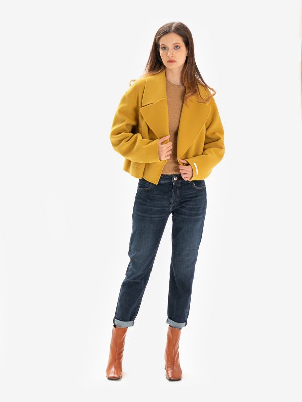SPORTMAX Jeans stright a caviglia Blu
