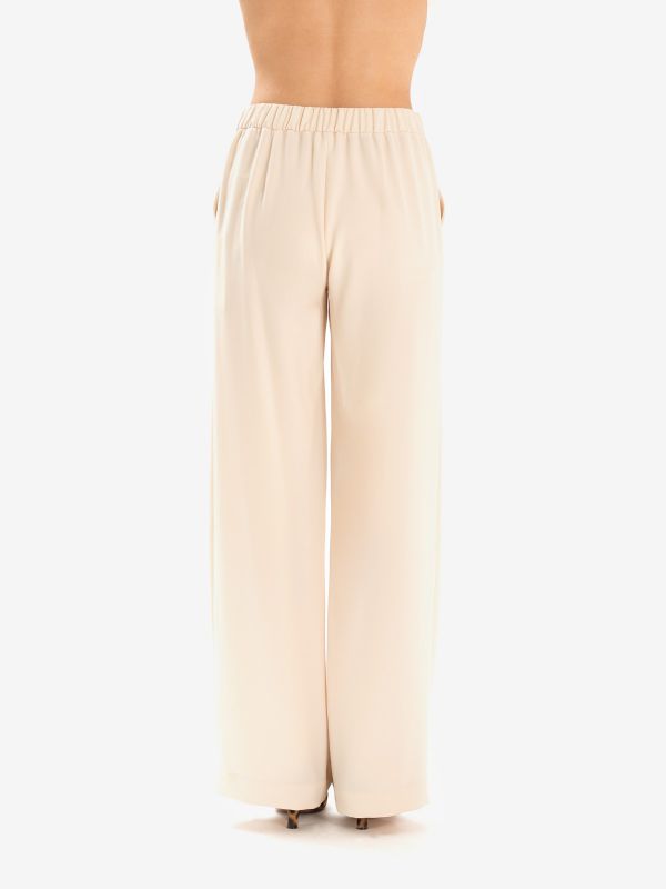 P.A.R.O.S.H. Pantalone cady palazzo Burro