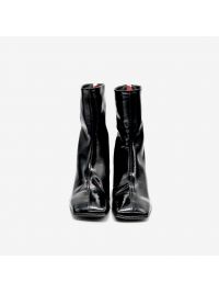 HALMANERA Stivaletto tacco 5 naplak Nero