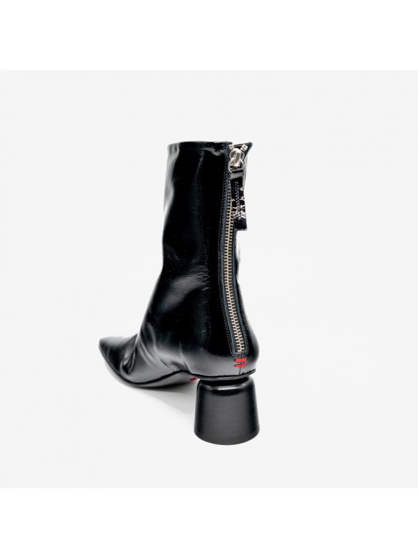 HALMANERA Stivaletto tacco 5 naplak Nero