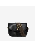 BORBONESE Borsa cross over medium pelle Nero