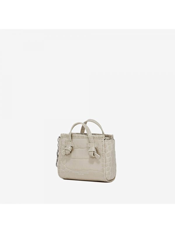 GIANNI CHIARINI "Mini marcella" pelle cocco Latte