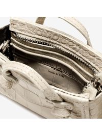 GIANNI CHIARINI "Mini marcella" pelle cocco Latte