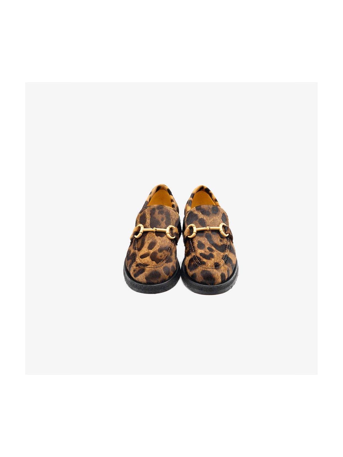 MARA BINI Mocassino cavallino con morsetto oro Maculato MARA BINI Mocassino cavallino con morsetto oro Maculato