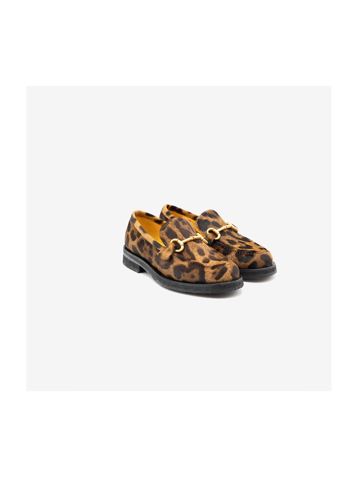 MARA BINI Mocassino cavallino con morsetto oro Maculato MARA BINI Mocassino cavallino con morsetto oro Maculato