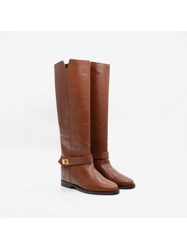 VIA ROMA 15 Stivale cuoio cavallerizzo